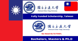 Scholarships at National Chiao Tung University in Taiwan