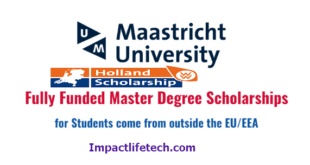 International Students Scholarships at Maastricht University