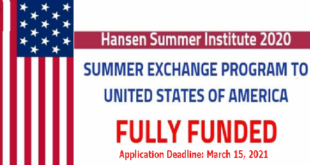 Summer Exchange Program at Hansen Summer Institute in USA