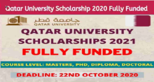 Full Qatar University Scholarships for International Students