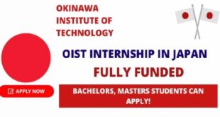 Fully Funded OIST Internship in Japan 2021