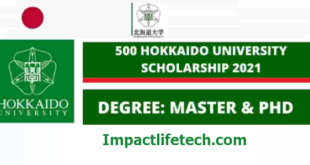 Fully Funded Hokkaido University Scholarship in Japan 2021