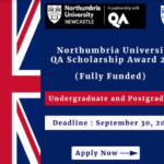 Northumbria University of Newcastle scholarship in UK