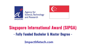 Singapore Scholarship for International Students