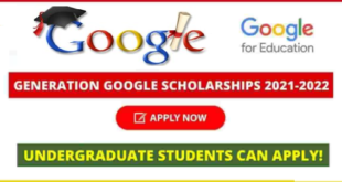 Generation Google Scholarships 2021