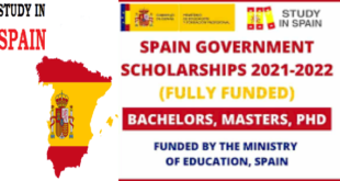 Spanish Government Scholarships for International Students