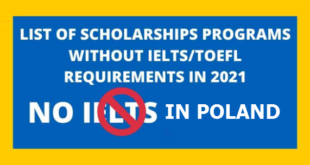 Polish International Scholarship Without IELTS