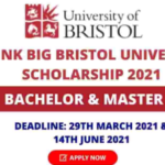 Think Big Scholarship at Bristol University