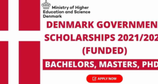 Scholarship in Denmark 2021 | Bs, Ms and PhD