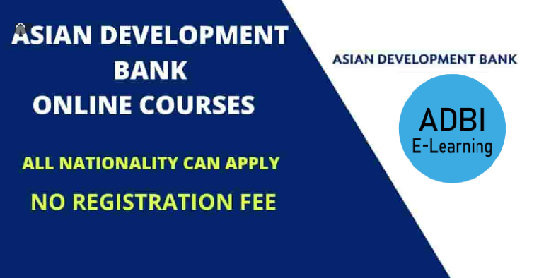 ADBI Free Online Courses 2021