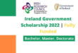 Funded Government of Ireland Scholarship 2022